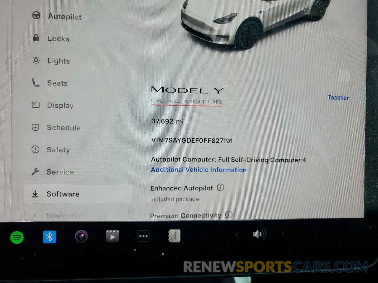 9 Photograph of a damaged car 7SAYGDEF0PF827191 TESLA MODEL Y 2023