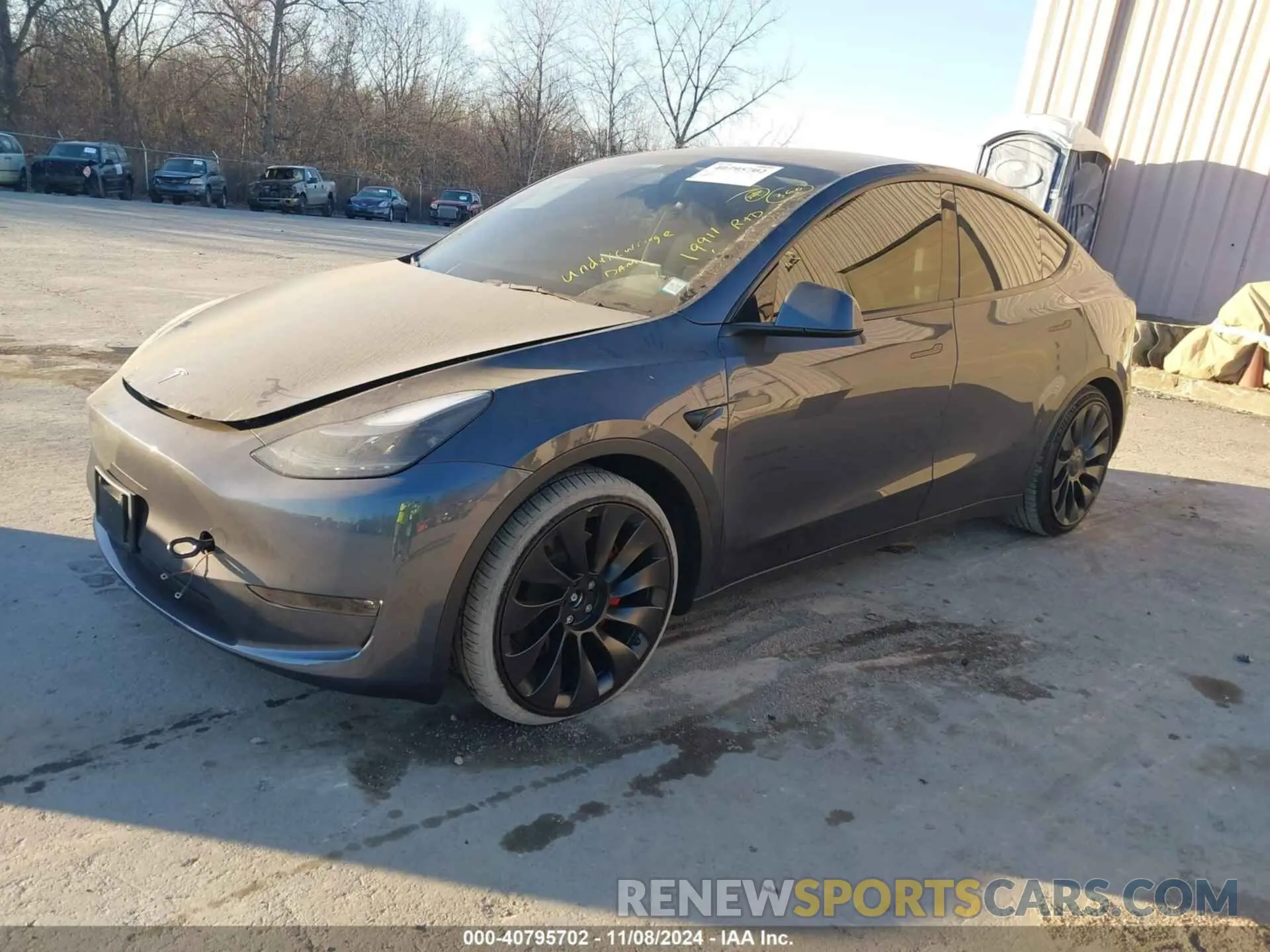 2 Photograph of a damaged car 7SAYGDEF0PF830009 TESLA MODEL Y 2023