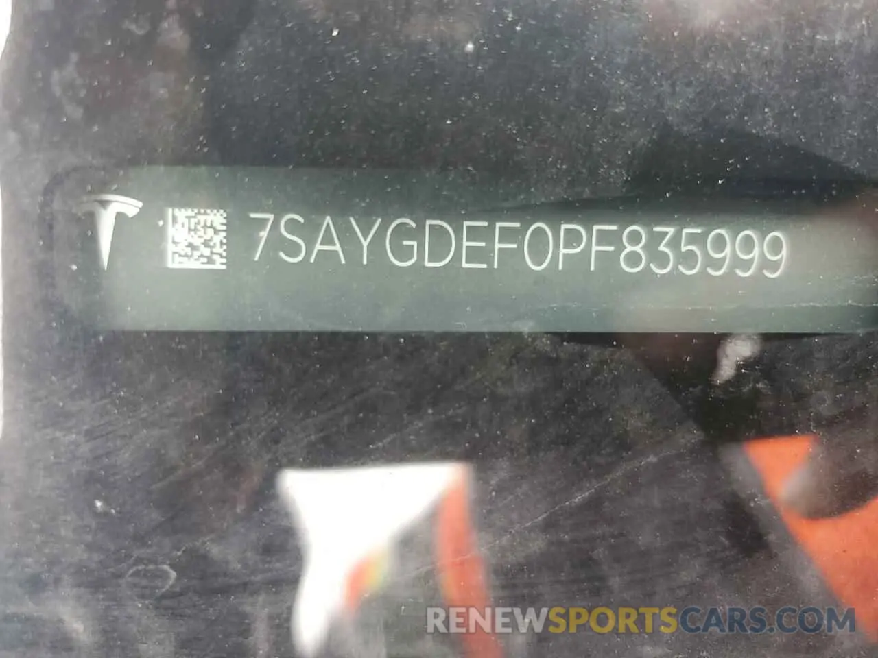 13 Photograph of a damaged car 7SAYGDEF0PF835999 TESLA MODEL Y 2023