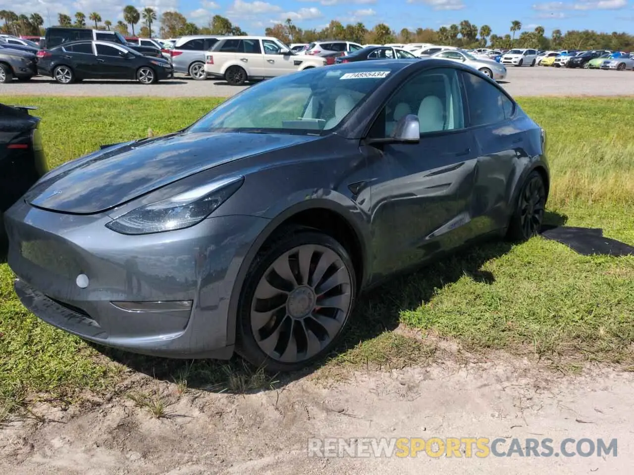 1 Photograph of a damaged car 7SAYGDEF0PF843665 TESLA MODEL Y 2023