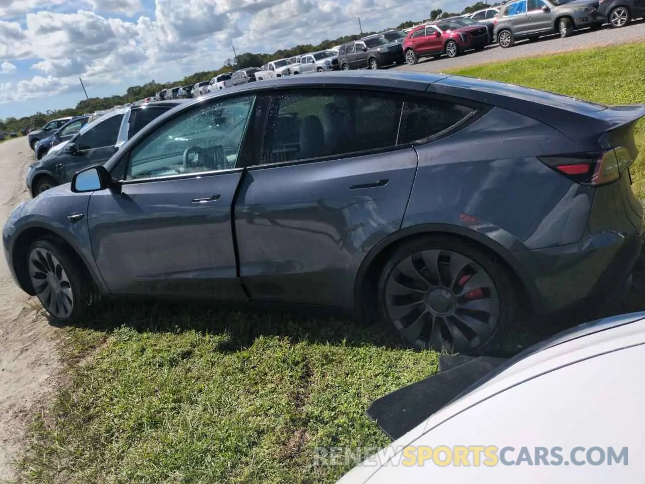 2 Photograph of a damaged car 7SAYGDEF0PF843665 TESLA MODEL Y 2023