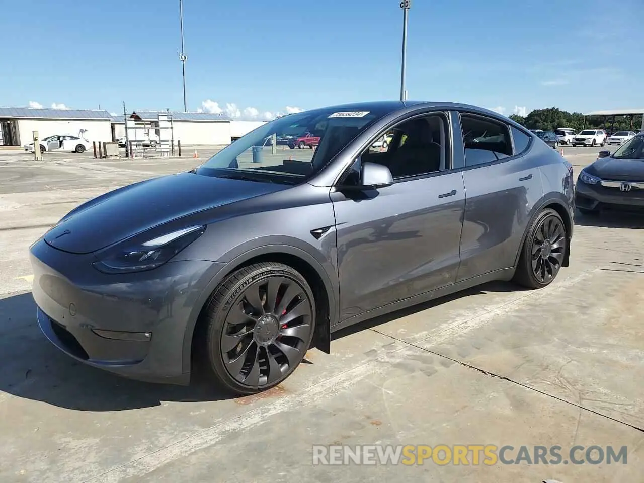 1 Photograph of a damaged car 7SAYGDEF0PF872020 TESLA MODEL Y 2023