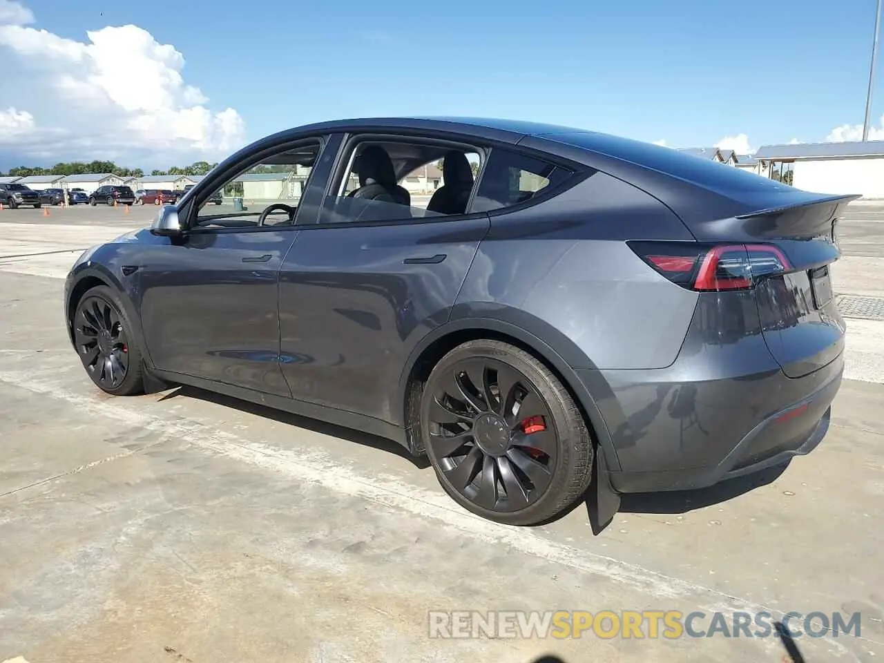 2 Photograph of a damaged car 7SAYGDEF0PF872020 TESLA MODEL Y 2023