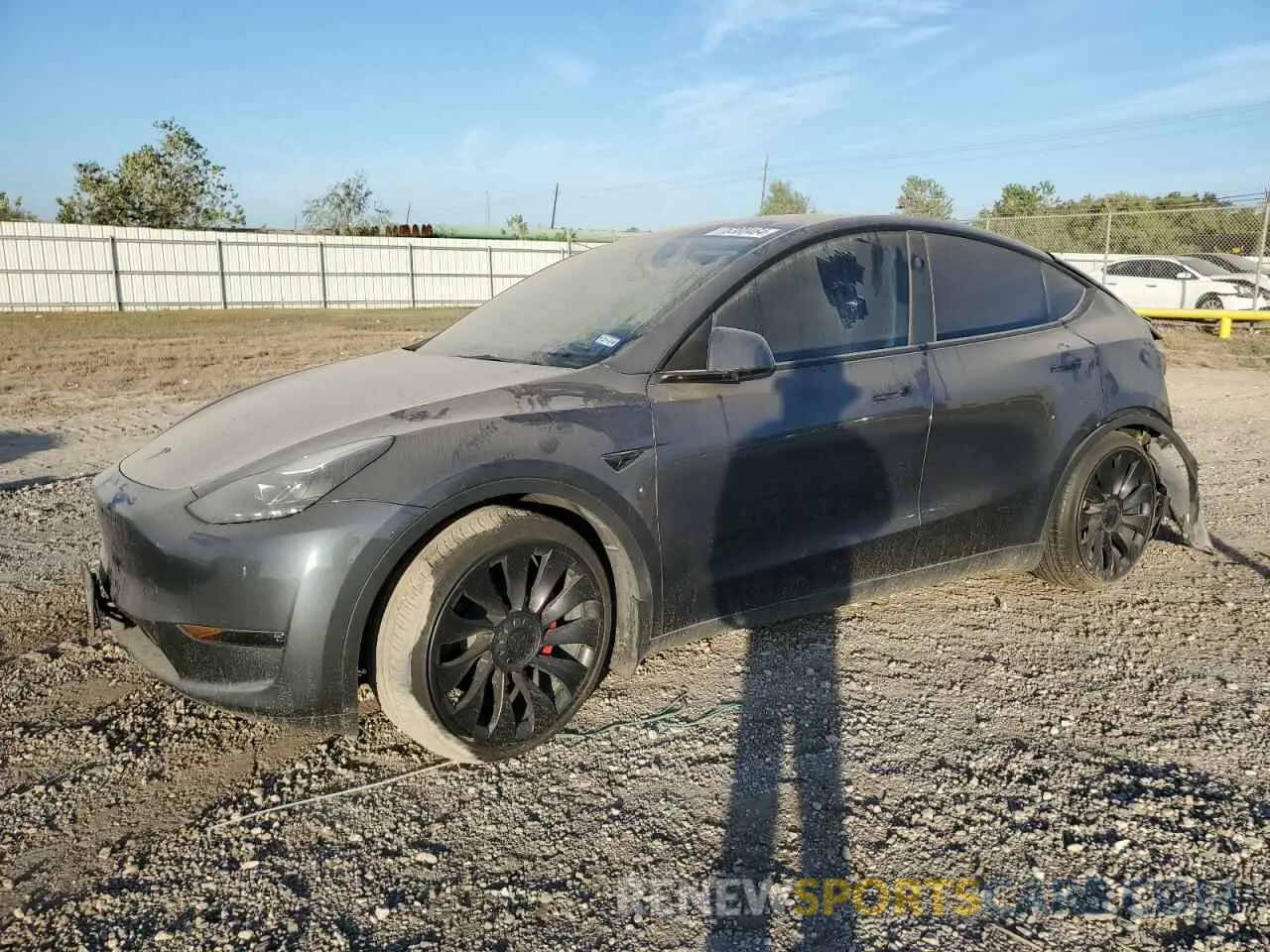 1 Photograph of a damaged car 7SAYGDEF0PF943264 TESLA MODEL Y 2023