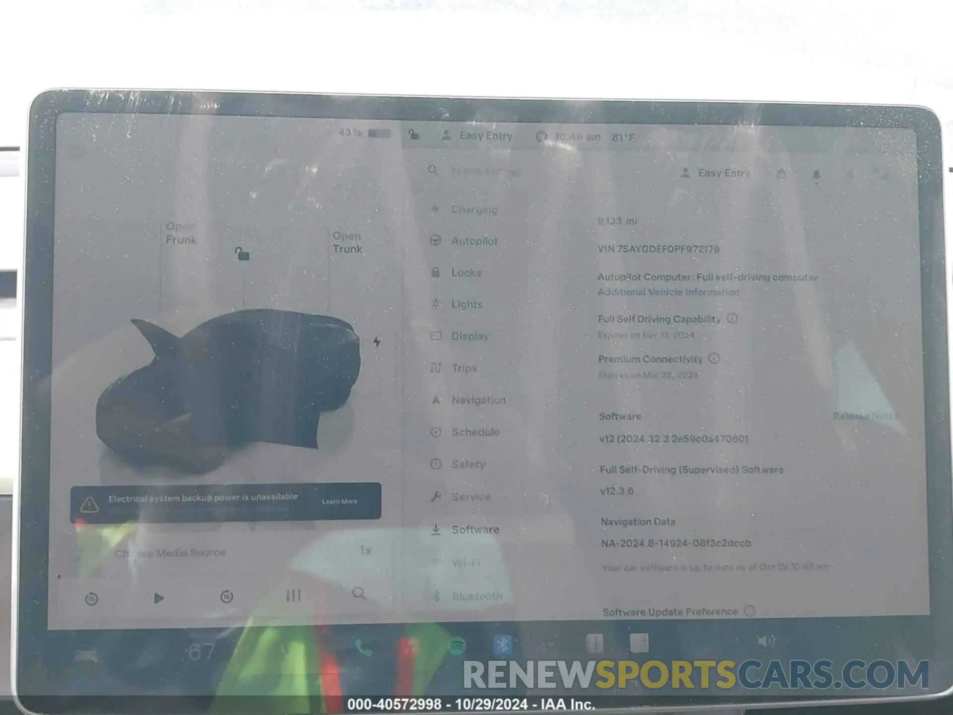 15 Photograph of a damaged car 7SAYGDEF0PF972179 TESLA MODEL Y 2023