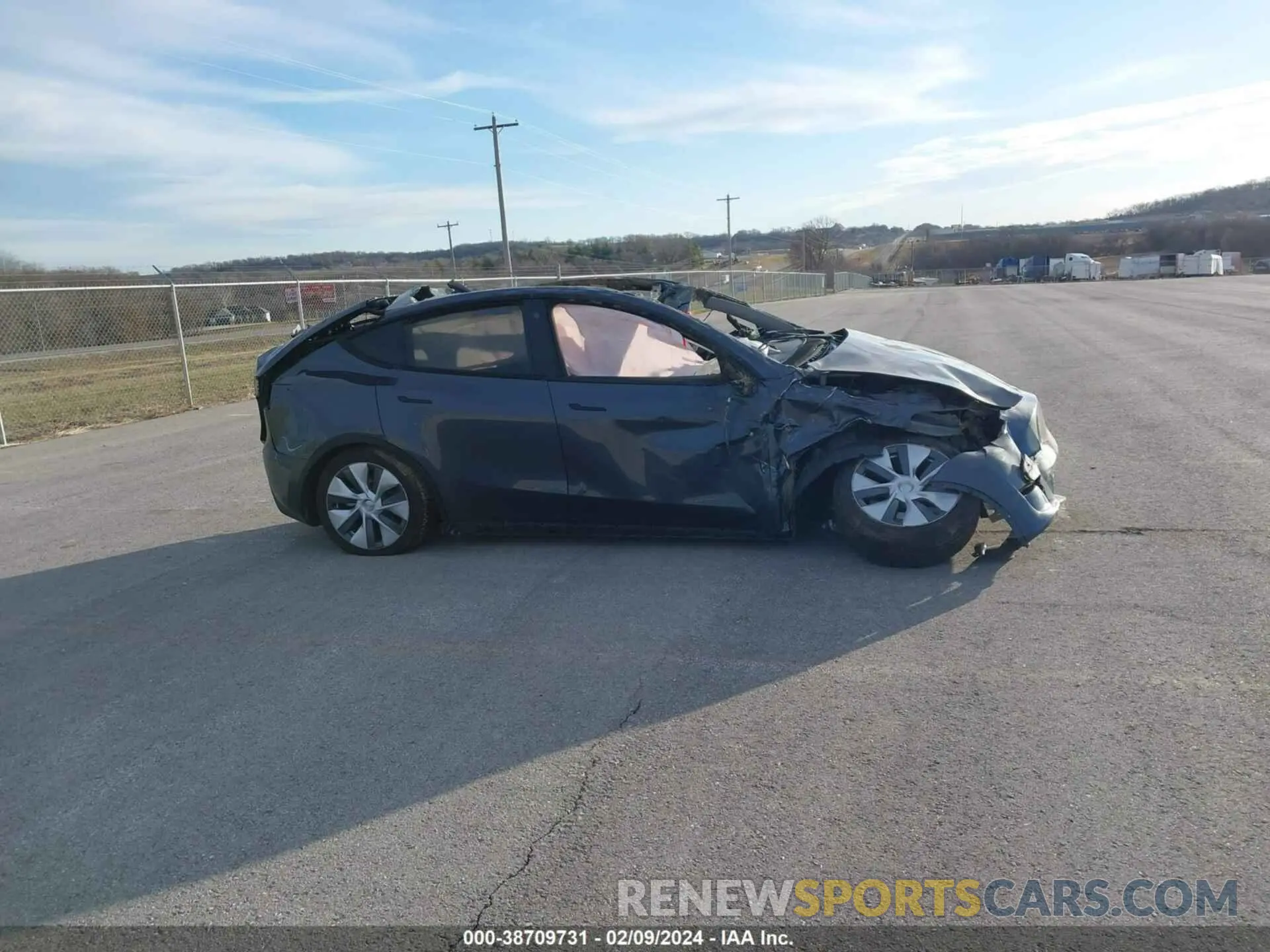12 Photograph of a damaged car 7SAYGDEF1PA048850 TESLA MODEL Y 2023