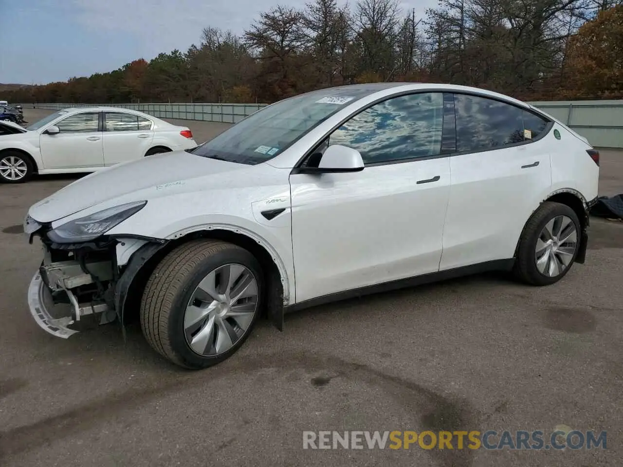 1 Photograph of a damaged car 7SAYGDEF1PA048914 TESLA MODEL Y 2023