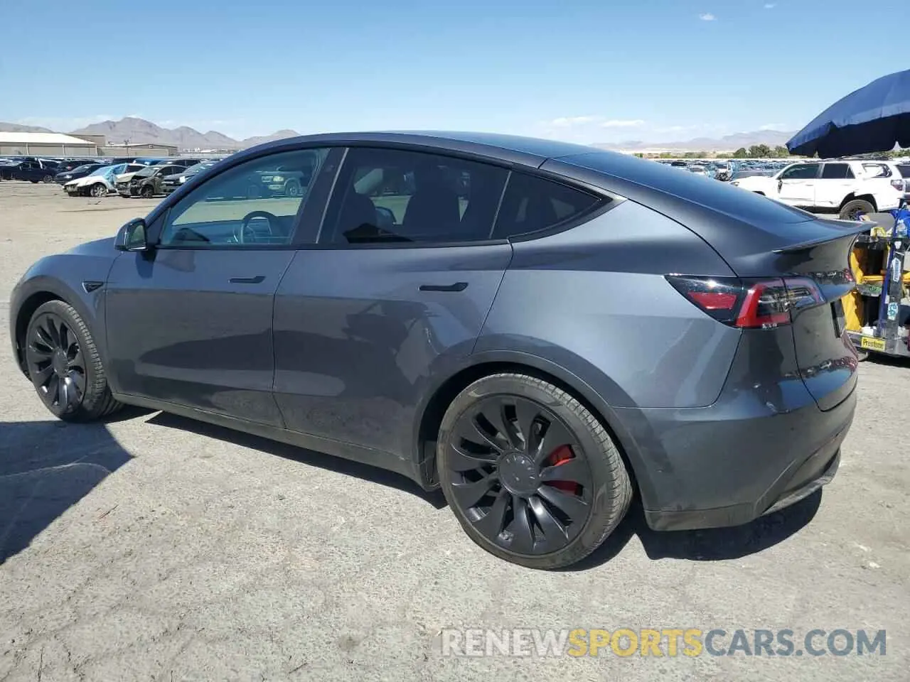 2 Photograph of a damaged car 7SAYGDEF1PF598312 TESLA MODEL Y 2023