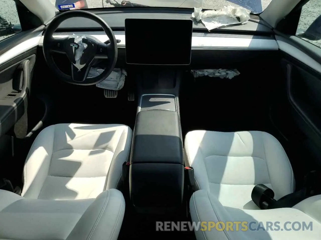 8 Photograph of a damaged car 7SAYGDEF1PF712342 TESLA MODEL Y 2023