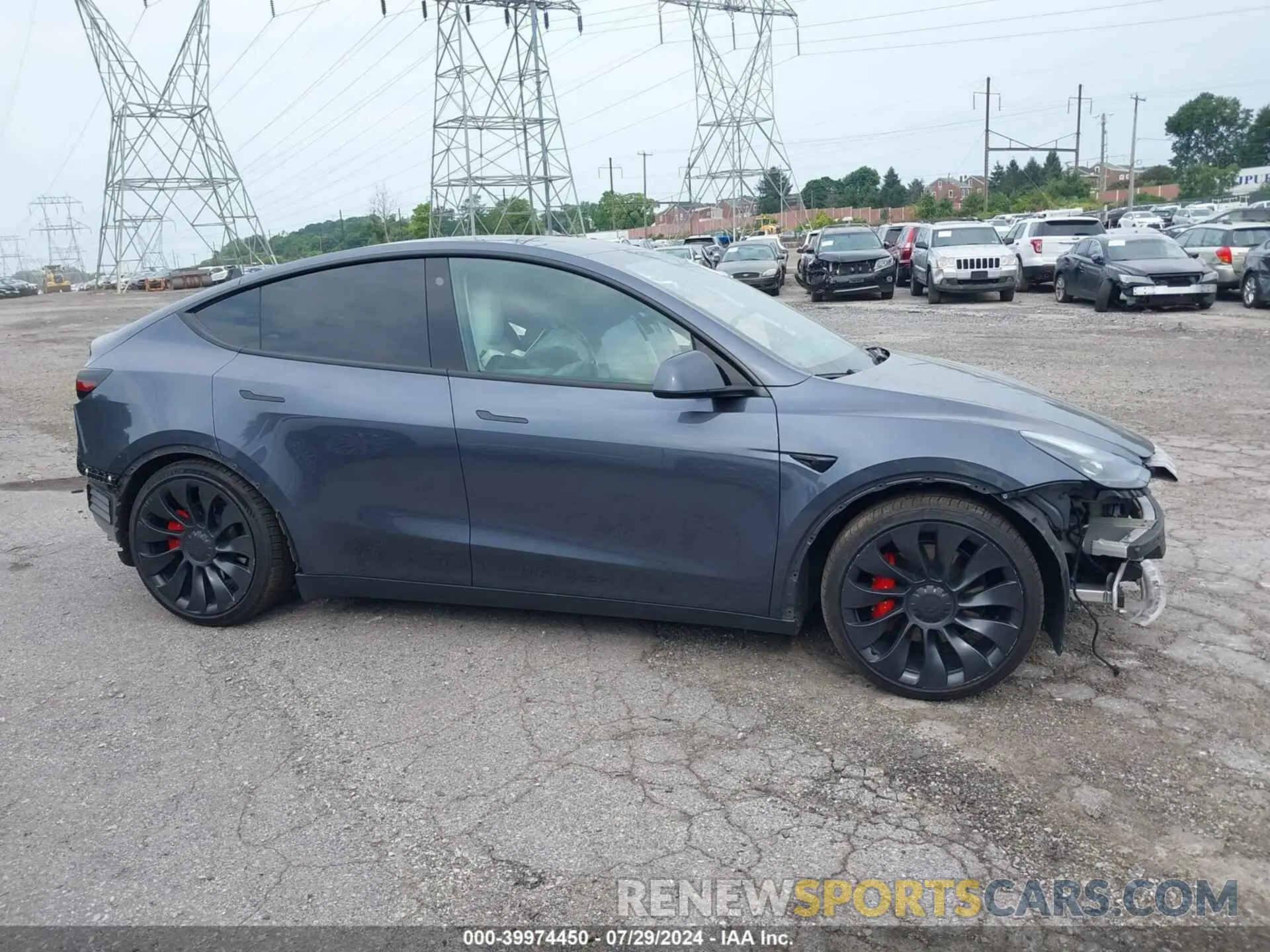 14 Photograph of a damaged car 7SAYGDEF1PF712874 TESLA MODEL Y 2023