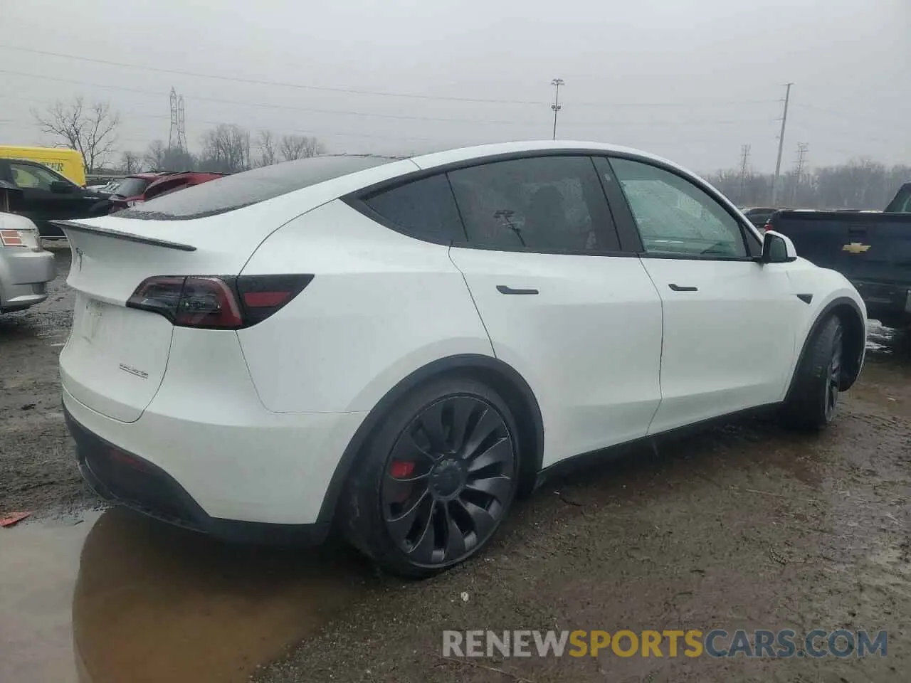 3 Photograph of a damaged car 7SAYGDEF1PF714446 TESLA MODEL Y 2023