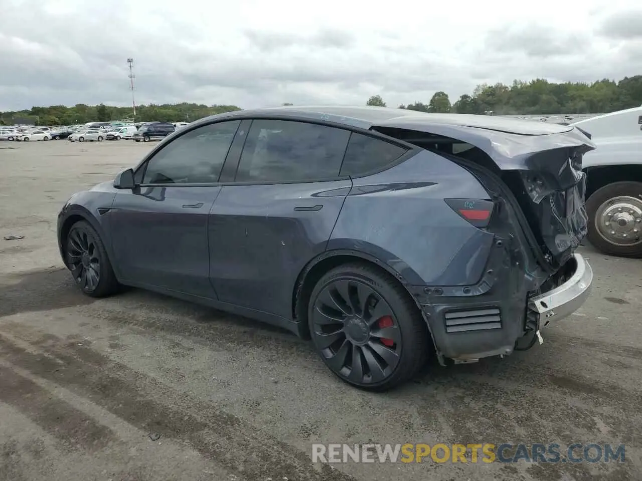 2 Photograph of a damaged car 7SAYGDEF1PF767969 TESLA MODEL Y 2023