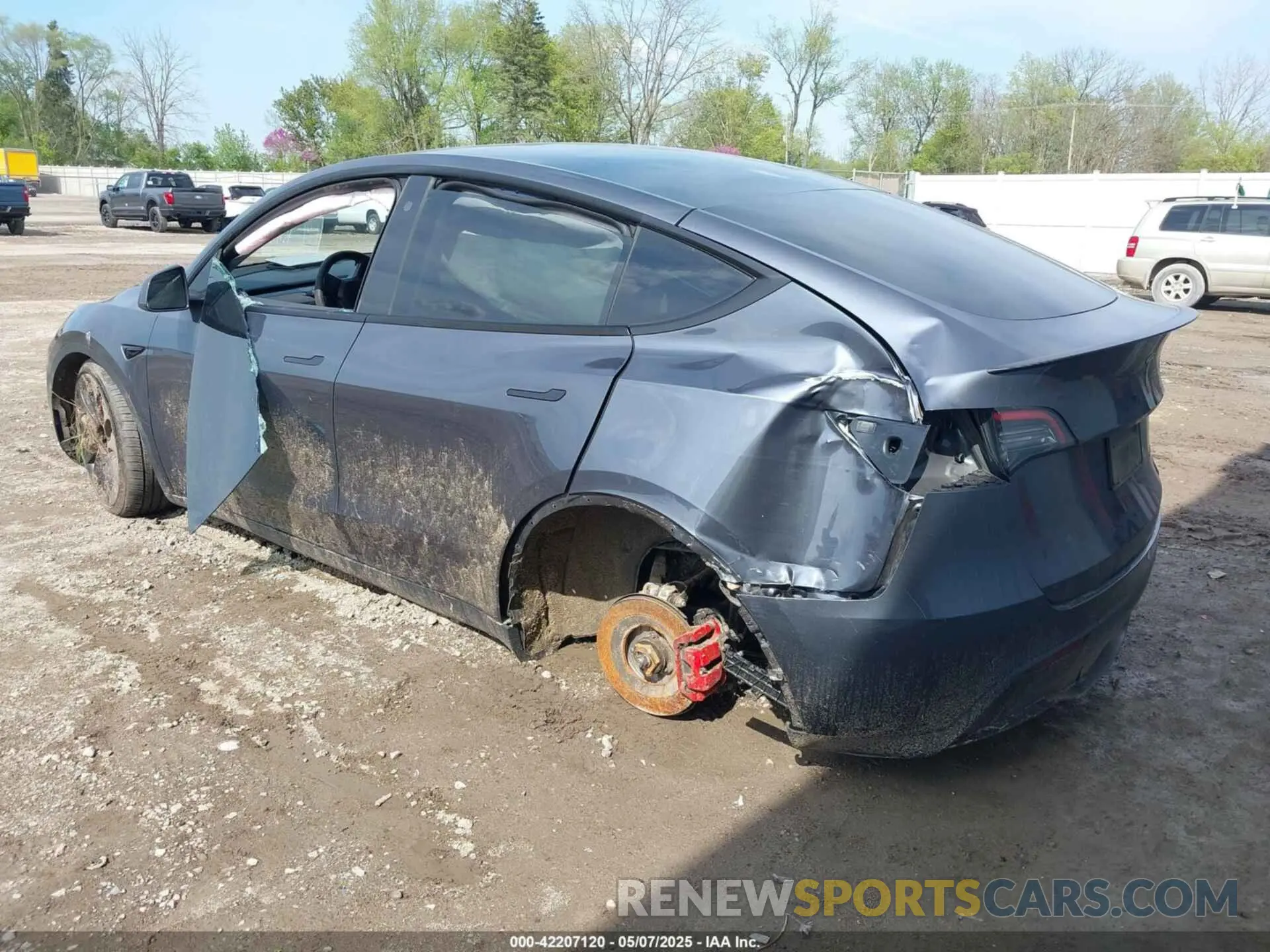 3 Photograph of a damaged car 7SAYGDEF1PF777756 TESLA MODEL Y 2023