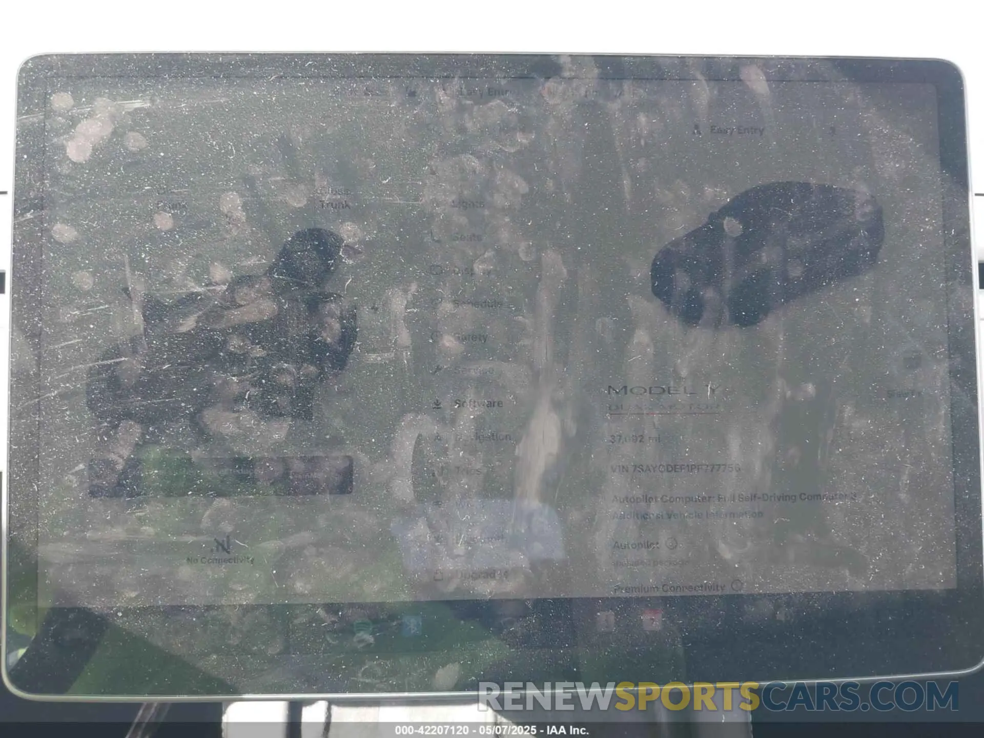 7 Photograph of a damaged car 7SAYGDEF1PF777756 TESLA MODEL Y 2023