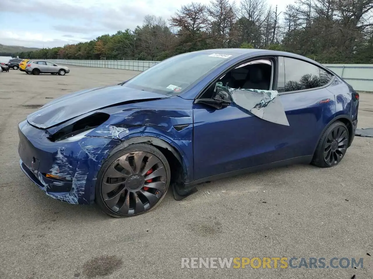 1 Photograph of a damaged car 7SAYGDEF1PF779099 TESLA MODEL Y 2023