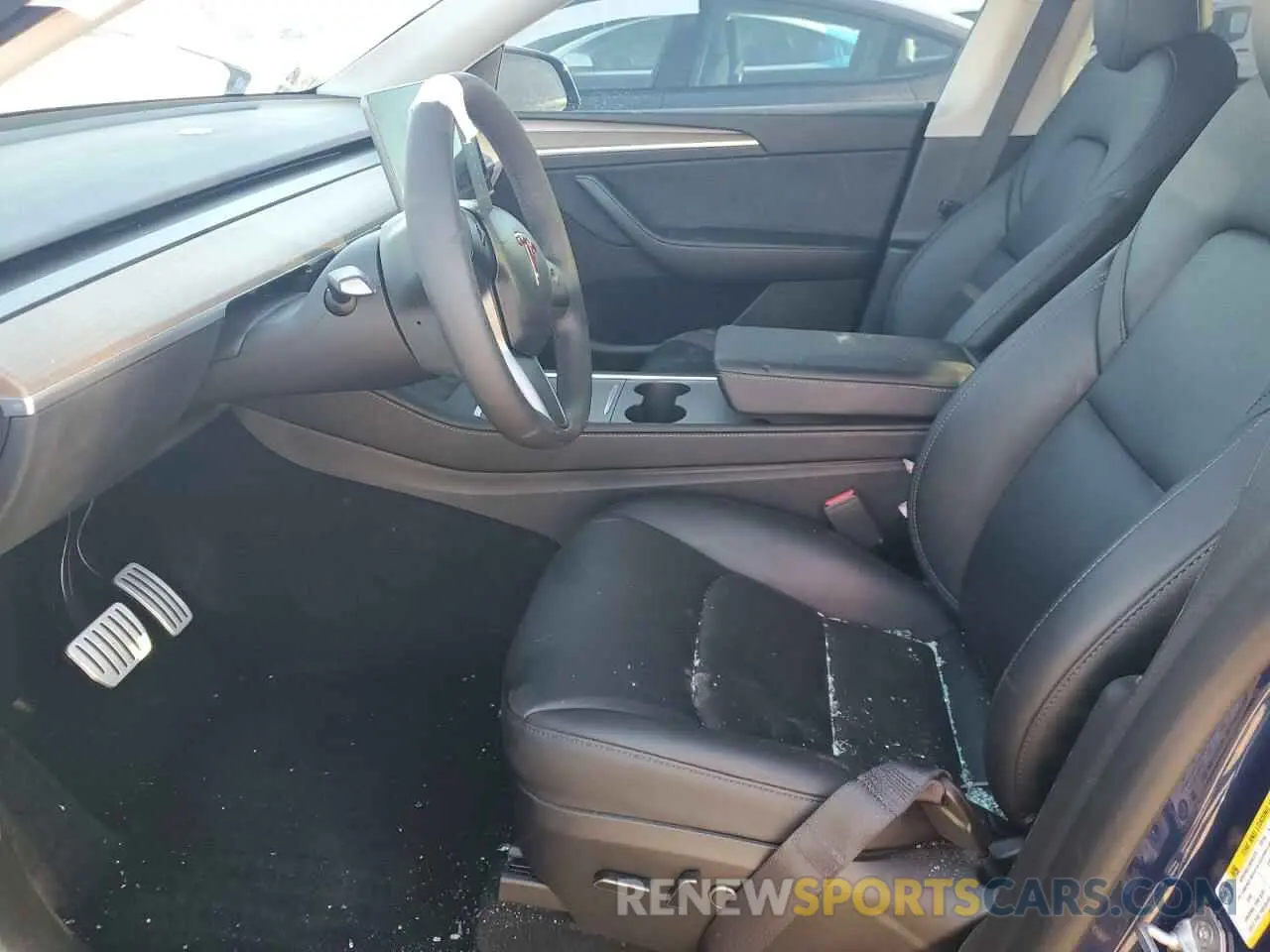 7 Photograph of a damaged car 7SAYGDEF1PF779099 TESLA MODEL Y 2023