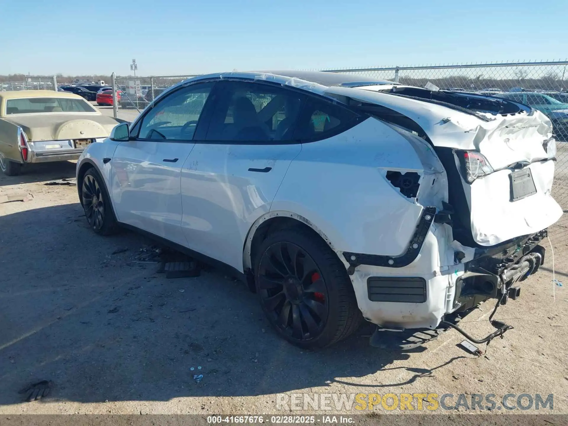 3 Photograph of a damaged car 7SAYGDEF1PF864976 TESLA MODEL Y 2023