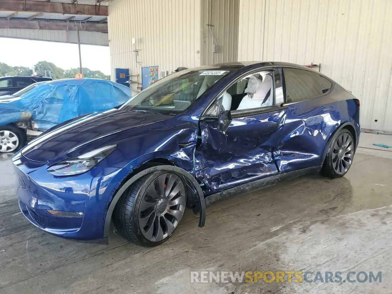 1 Photograph of a damaged car 7SAYGDEF1PF865688 TESLA MODEL Y 2023