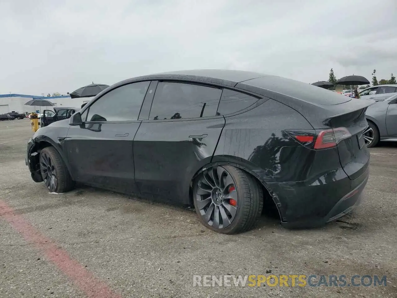 2 Photograph of a damaged car 7SAYGDEF1PF905820 TESLA MODEL Y 2023