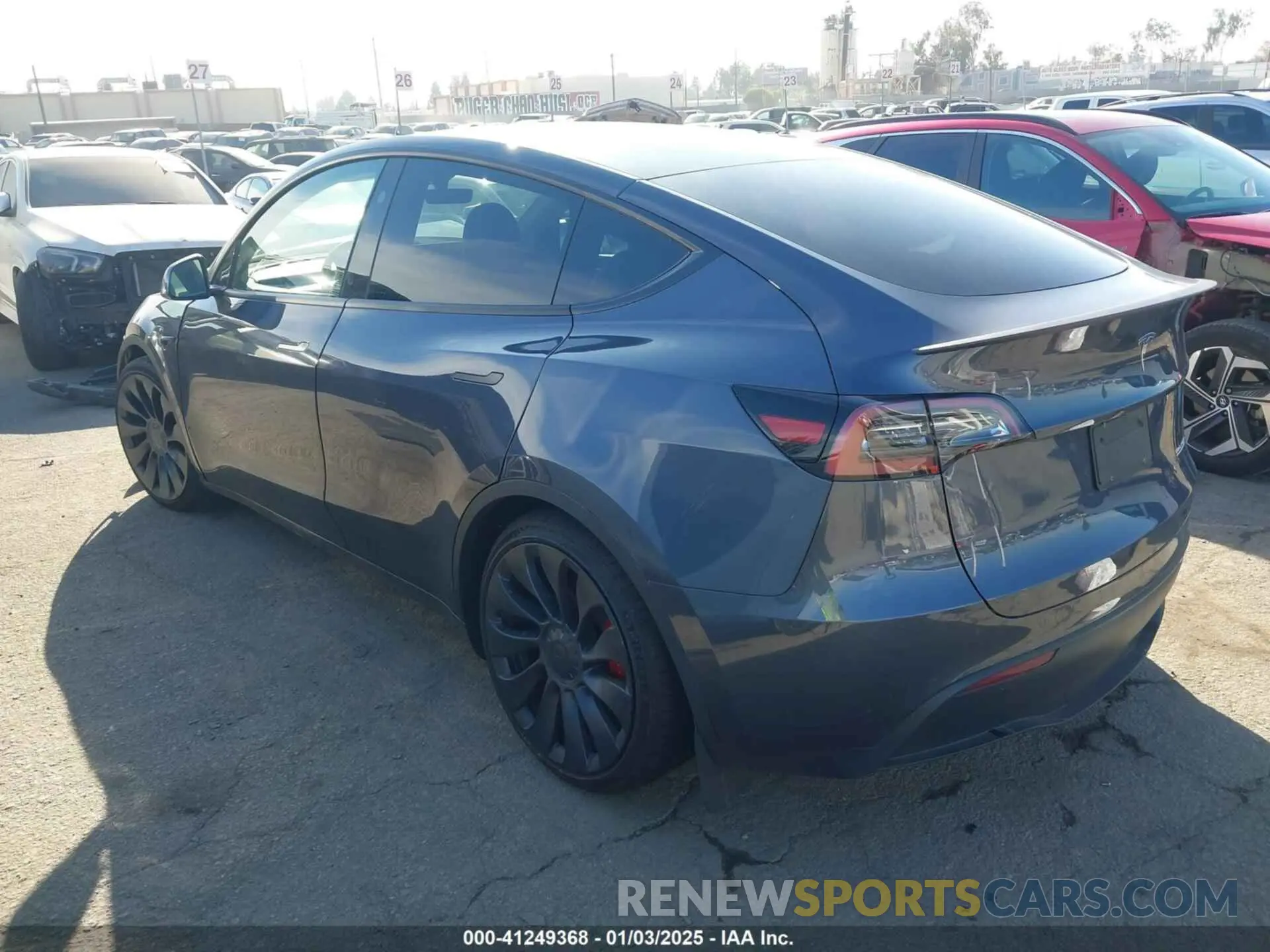3 Photograph of a damaged car 7SAYGDEF1PF940230 TESLA MODEL Y 2023