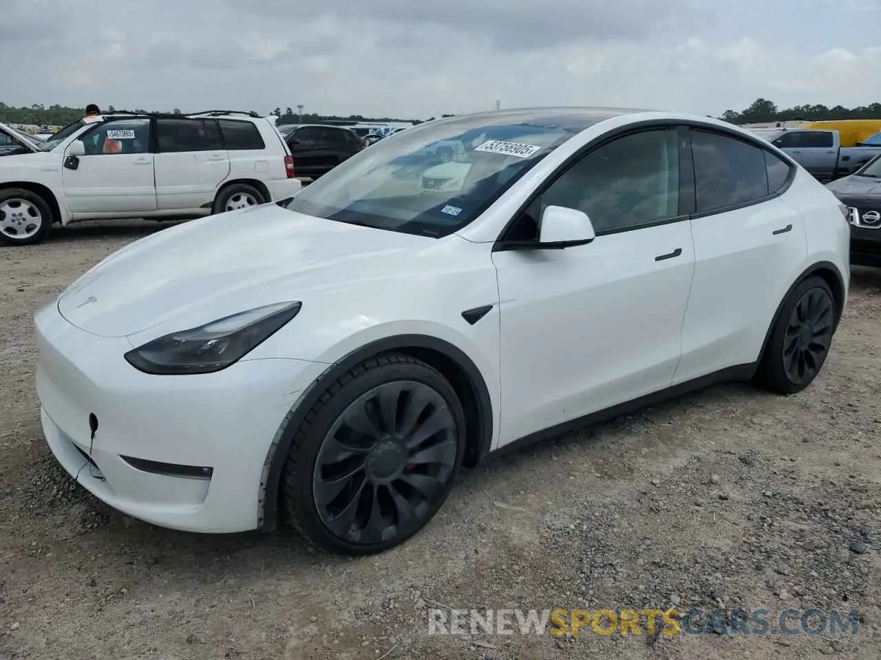 1 Photograph of a damaged car 7SAYGDEF2PF595192 TESLA MODEL Y 2023