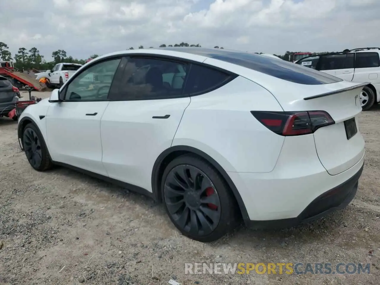 2 Photograph of a damaged car 7SAYGDEF2PF595192 TESLA MODEL Y 2023