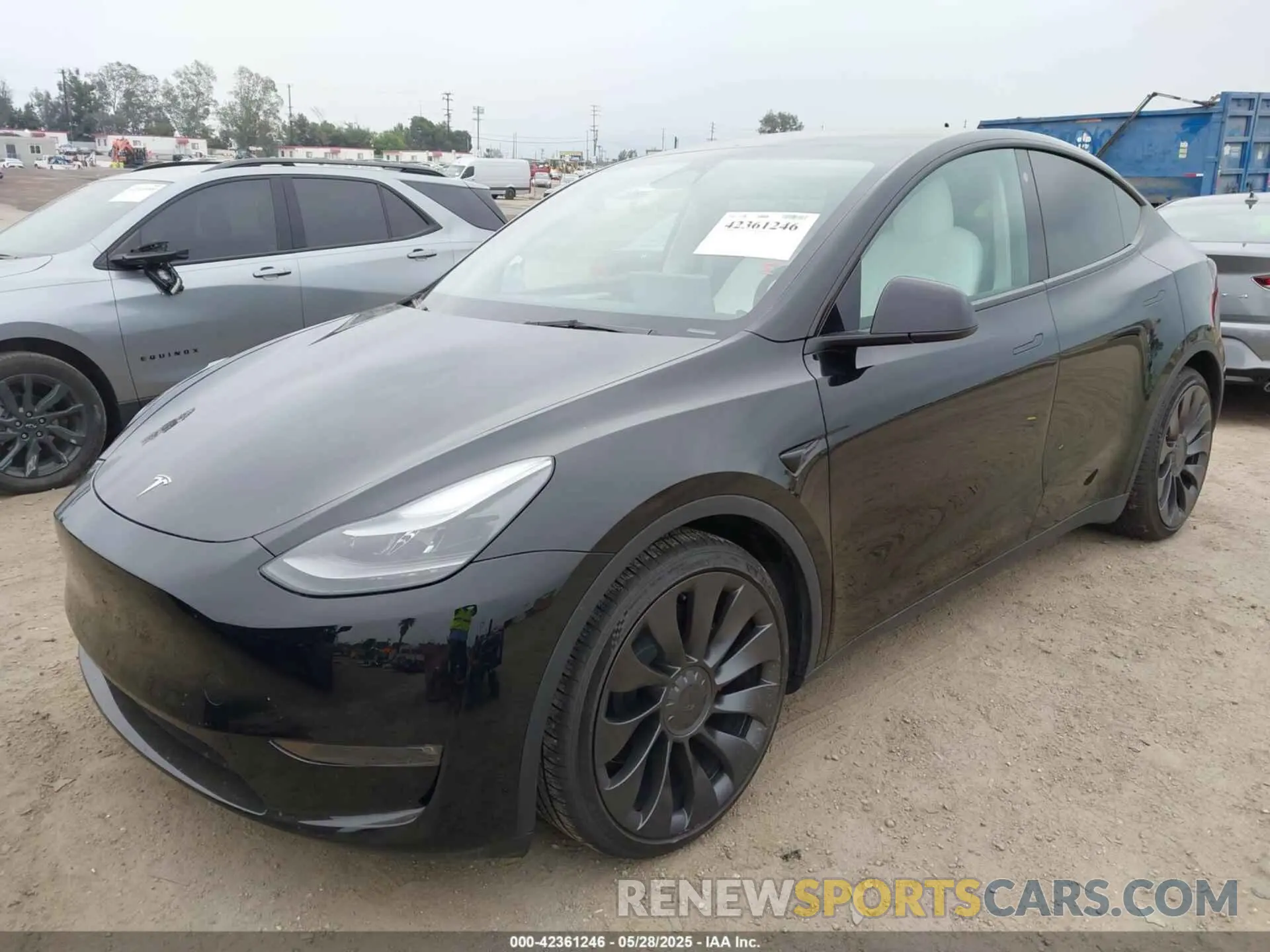 2 Photograph of a damaged car 7SAYGDEF2PF635996 TESLA MODEL Y 2023