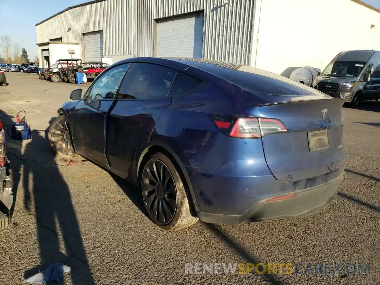 2 Photograph of a damaged car 7SAYGDEF2PF642186 TESLA MODEL Y 2023