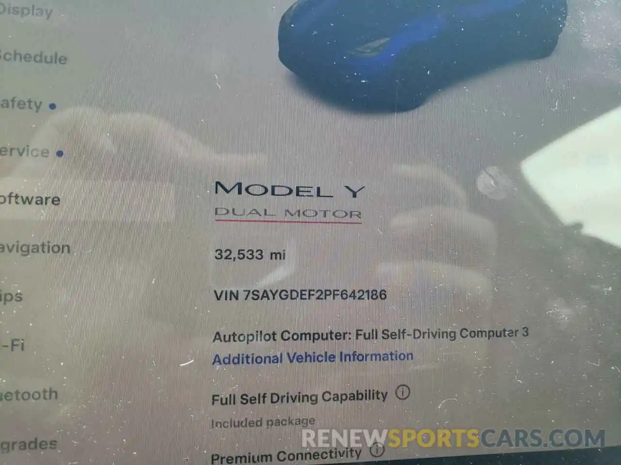 9 Photograph of a damaged car 7SAYGDEF2PF642186 TESLA MODEL Y 2023