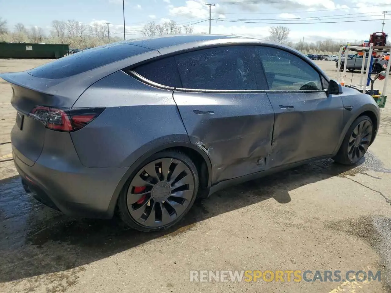 3 Photograph of a damaged car 7SAYGDEF2PF709336 TESLA MODEL Y 2023