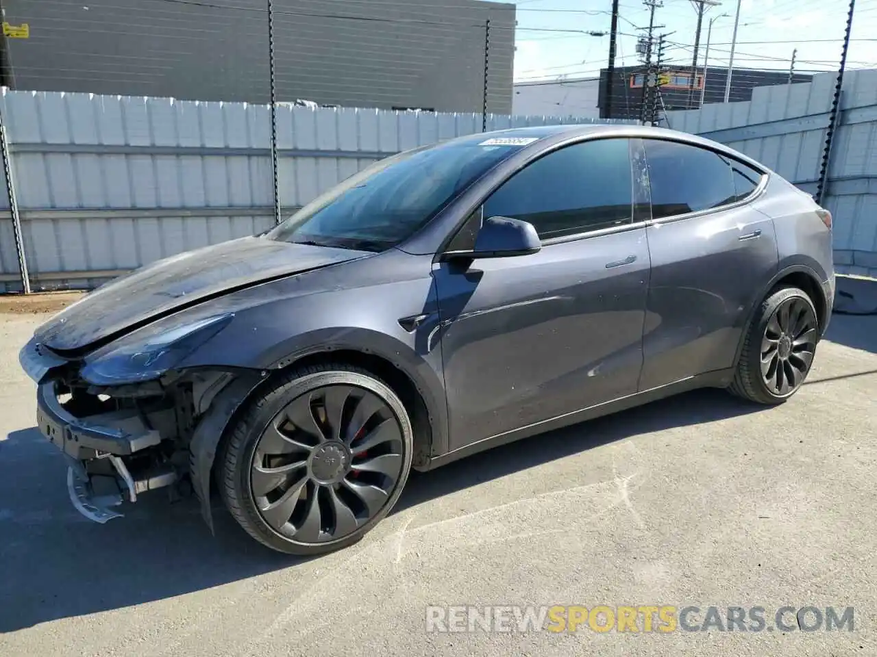 1 Photograph of a damaged car 7SAYGDEF2PF743664 TESLA MODEL Y 2023