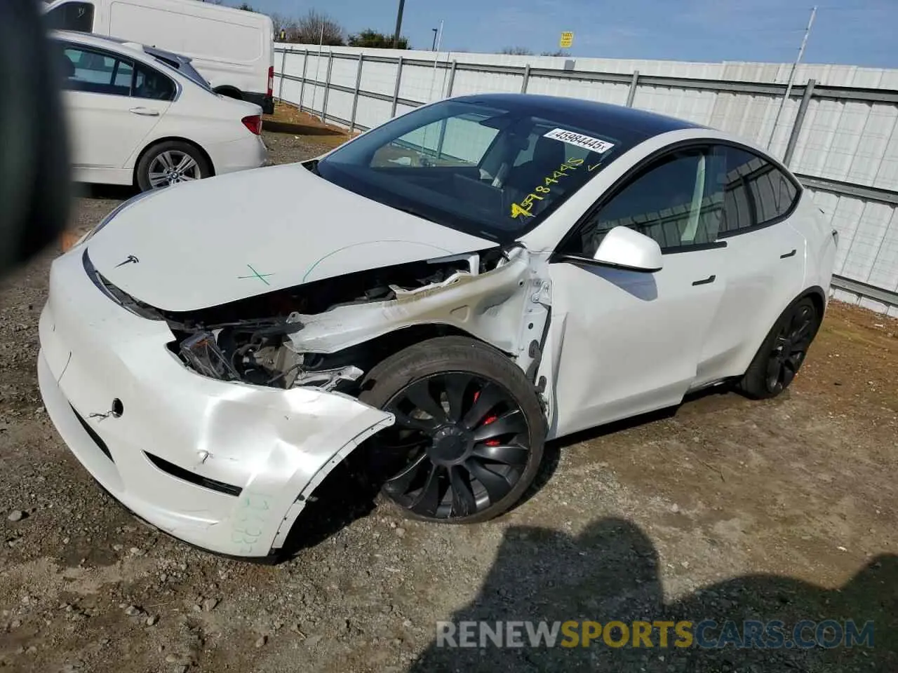 1 Photograph of a damaged car 7SAYGDEF2PF763753 TESLA MODEL Y 2023