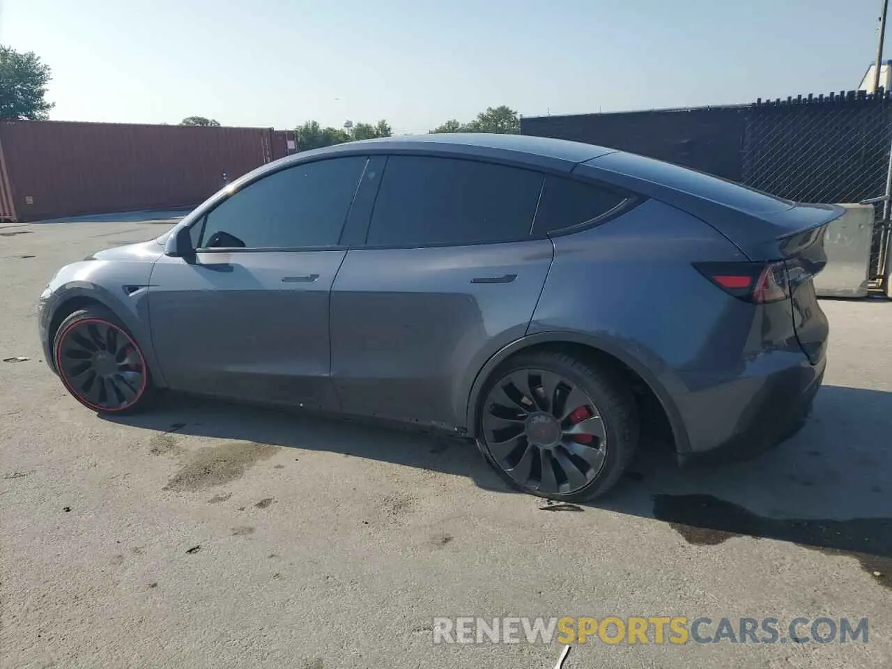 2 Photograph of a damaged car 7SAYGDEF2PF783176 TESLA MODEL Y 2023