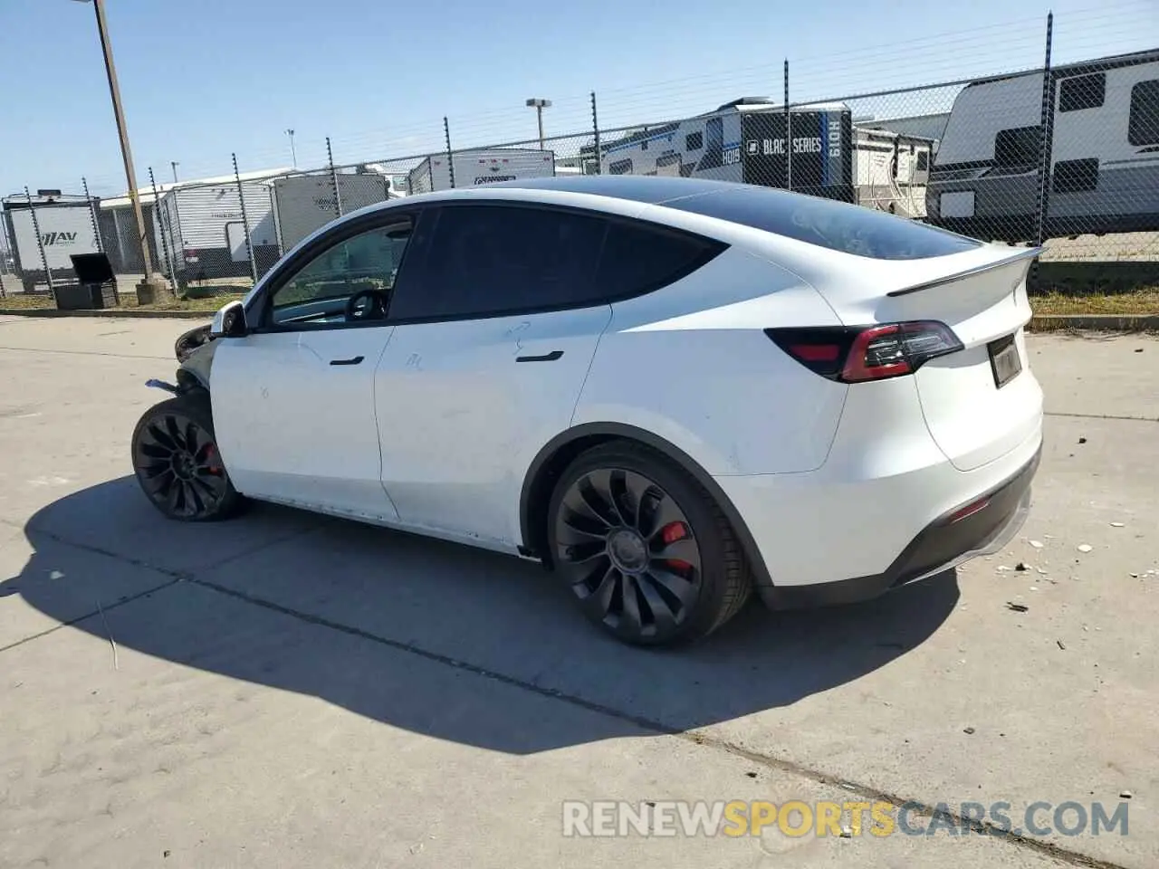 2 Photograph of a damaged car 7SAYGDEF2PF812675 TESLA MODEL Y 2023