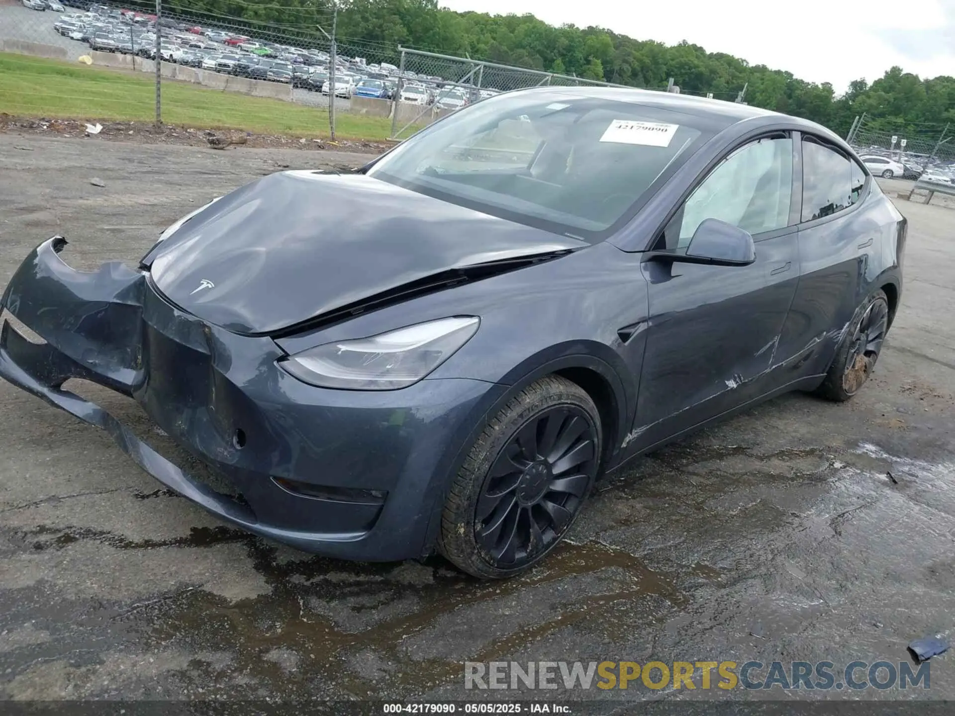 2 Photograph of a damaged car 7SAYGDEF2PF845353 TESLA MODEL Y 2023