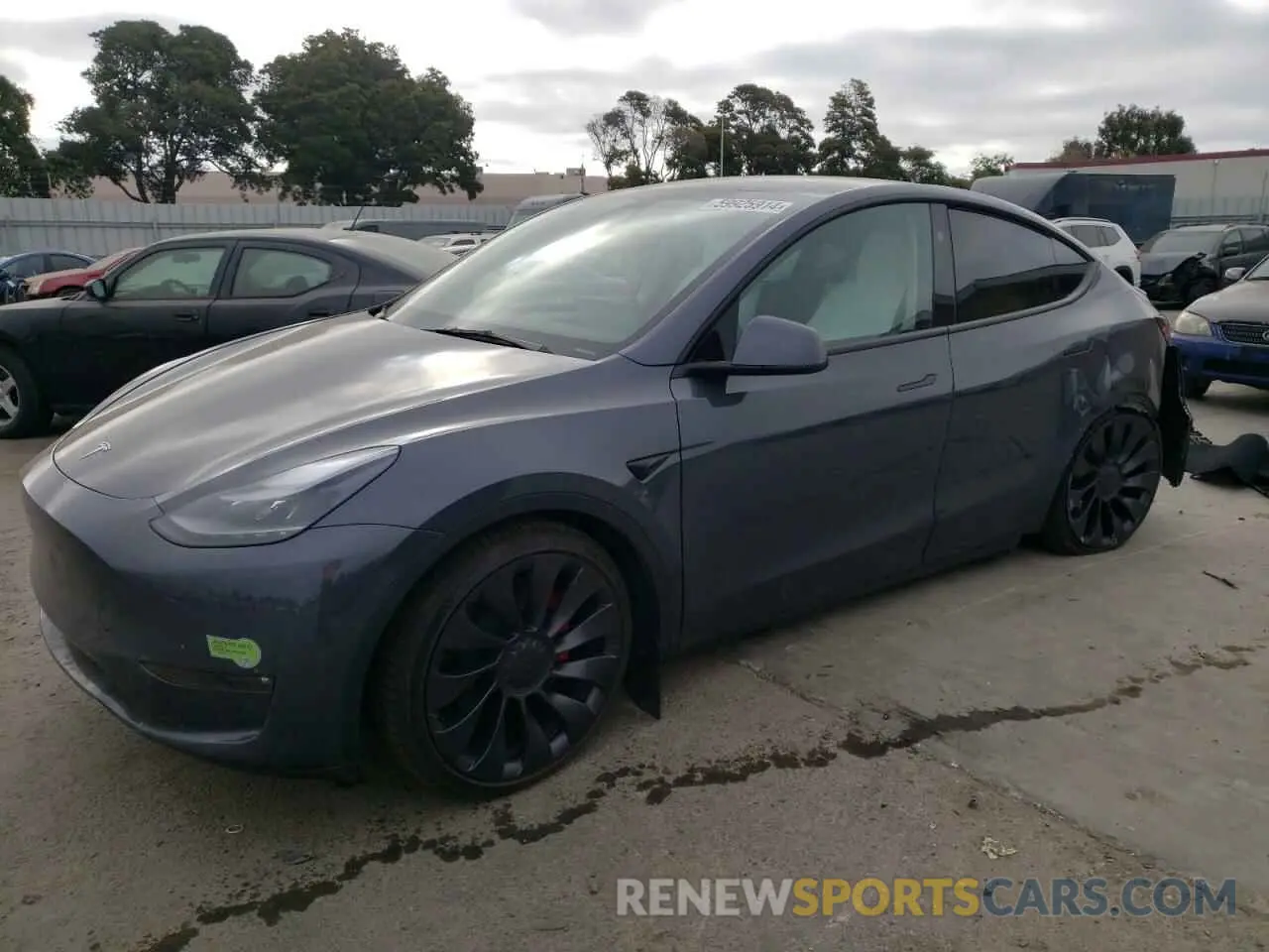 1 Photograph of a damaged car 7SAYGDEF2PF854313 TESLA MODEL Y 2023