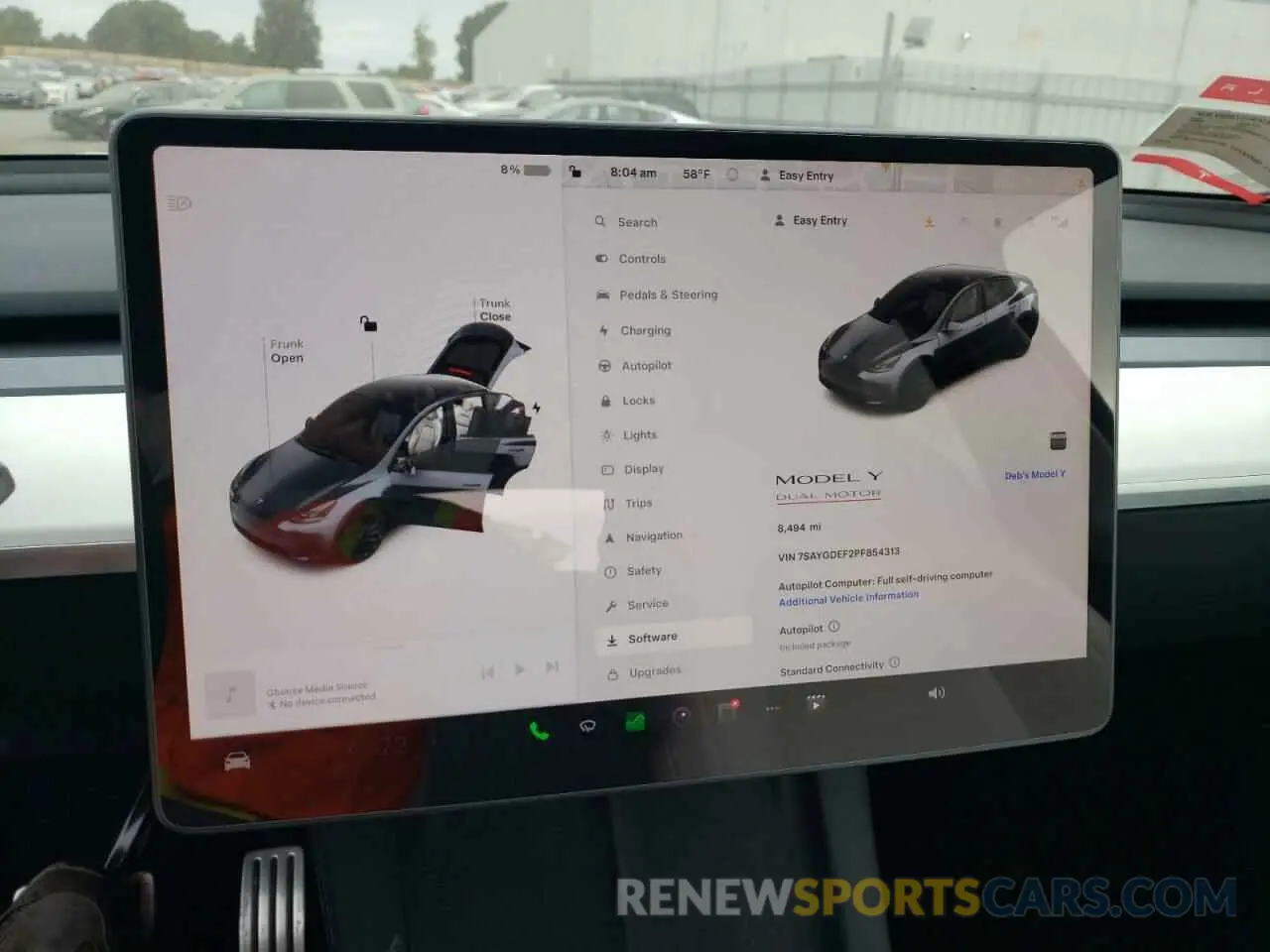 9 Photograph of a damaged car 7SAYGDEF2PF854313 TESLA MODEL Y 2023