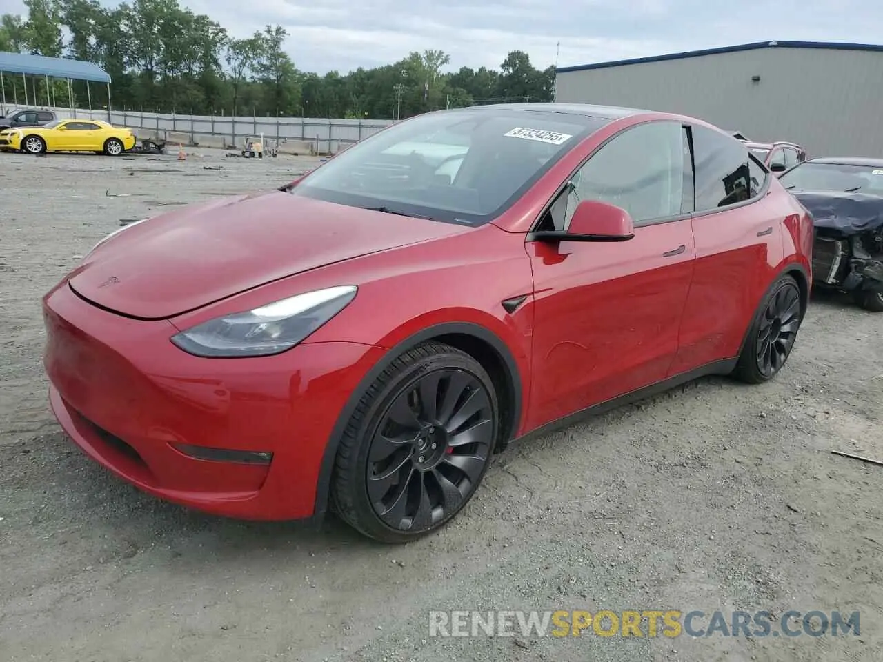 1 Photograph of a damaged car 7SAYGDEF2PF857843 TESLA MODEL Y 2023