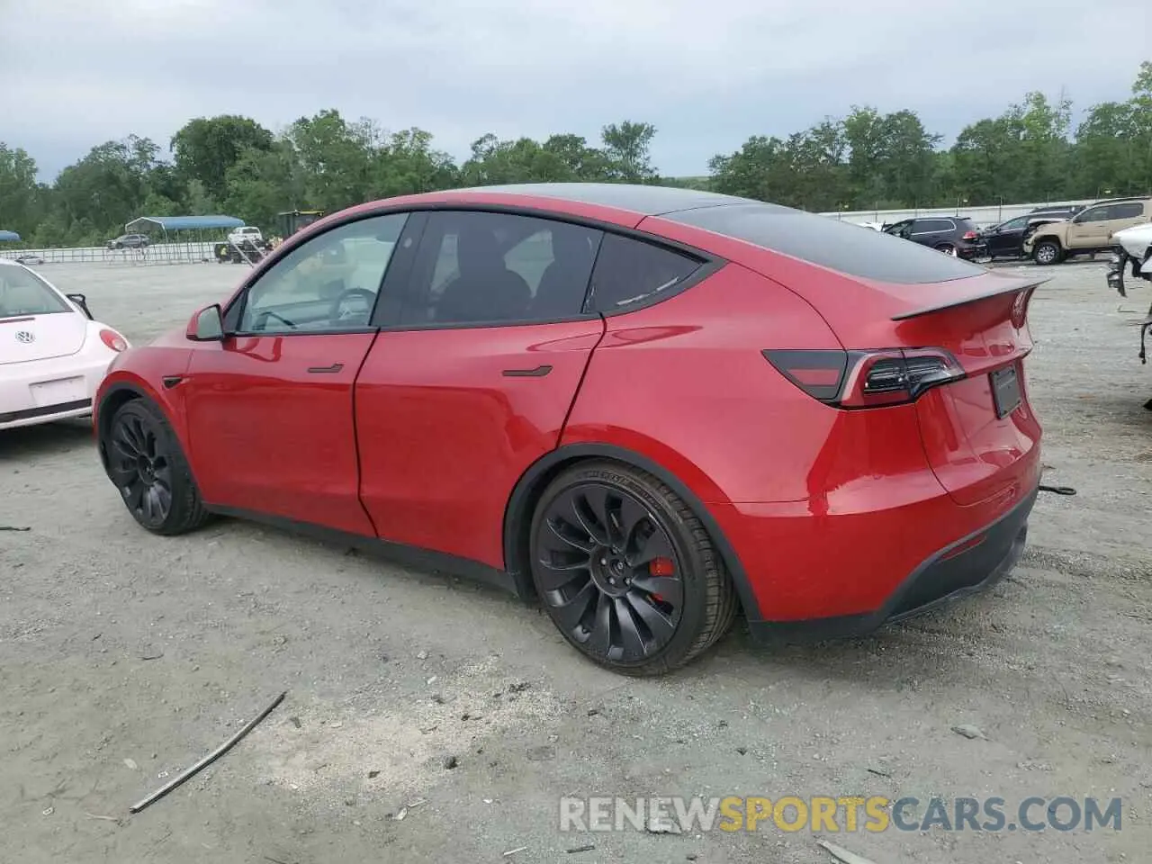 2 Photograph of a damaged car 7SAYGDEF2PF857843 TESLA MODEL Y 2023