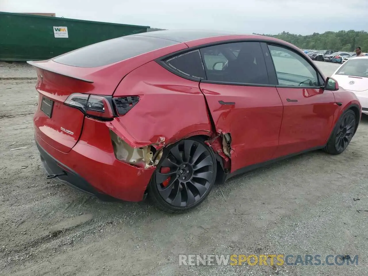 3 Photograph of a damaged car 7SAYGDEF2PF857843 TESLA MODEL Y 2023