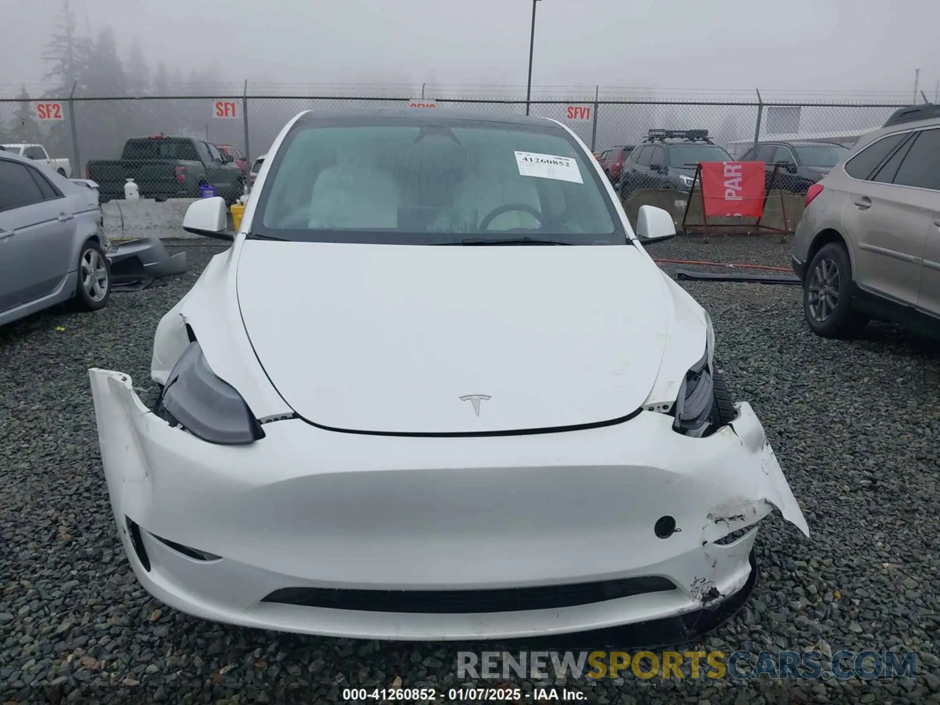 12 Photograph of a damaged car 7SAYGDEF2PF917295 TESLA MODEL Y 2023