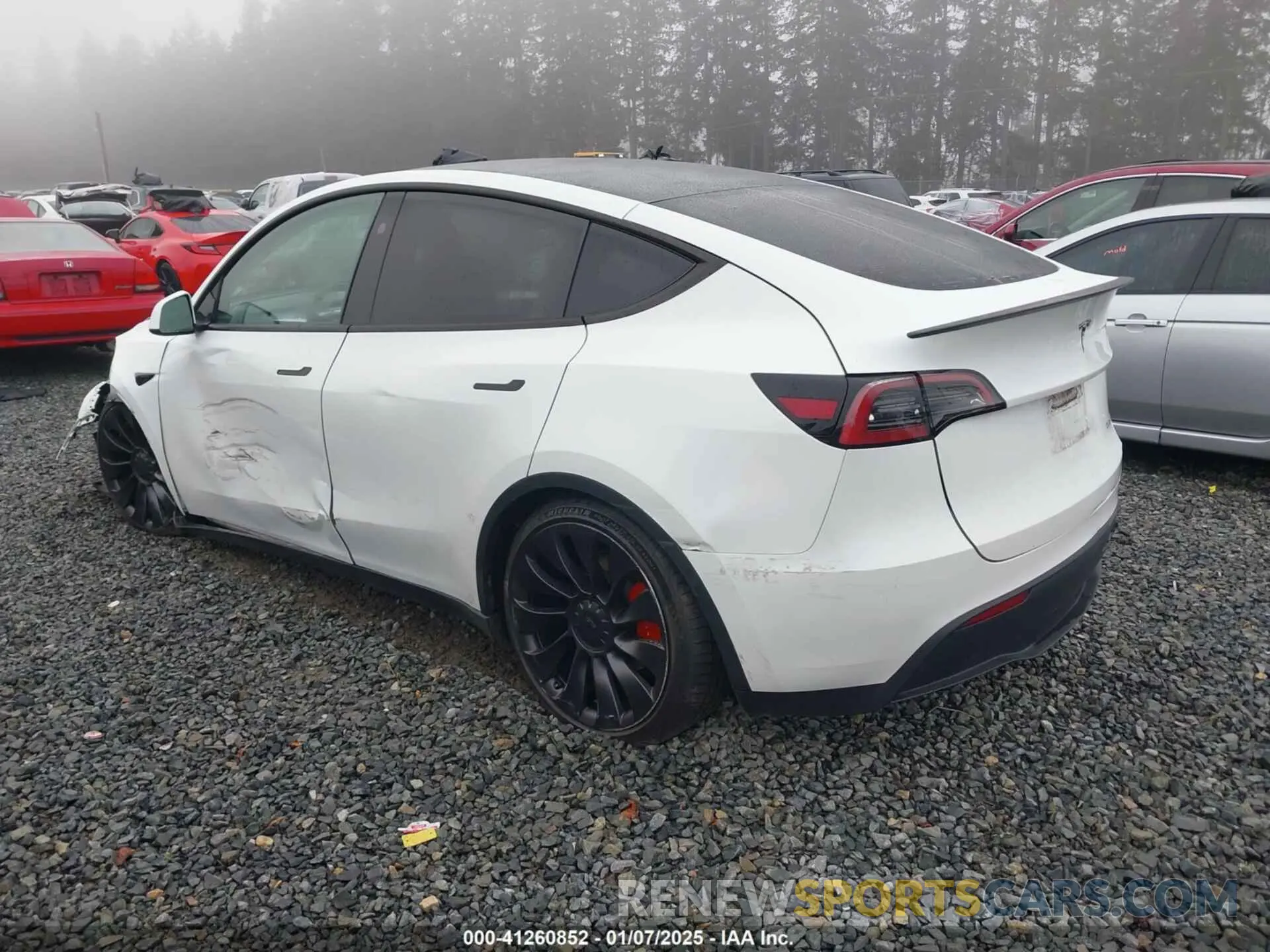 3 Photograph of a damaged car 7SAYGDEF2PF917295 TESLA MODEL Y 2023