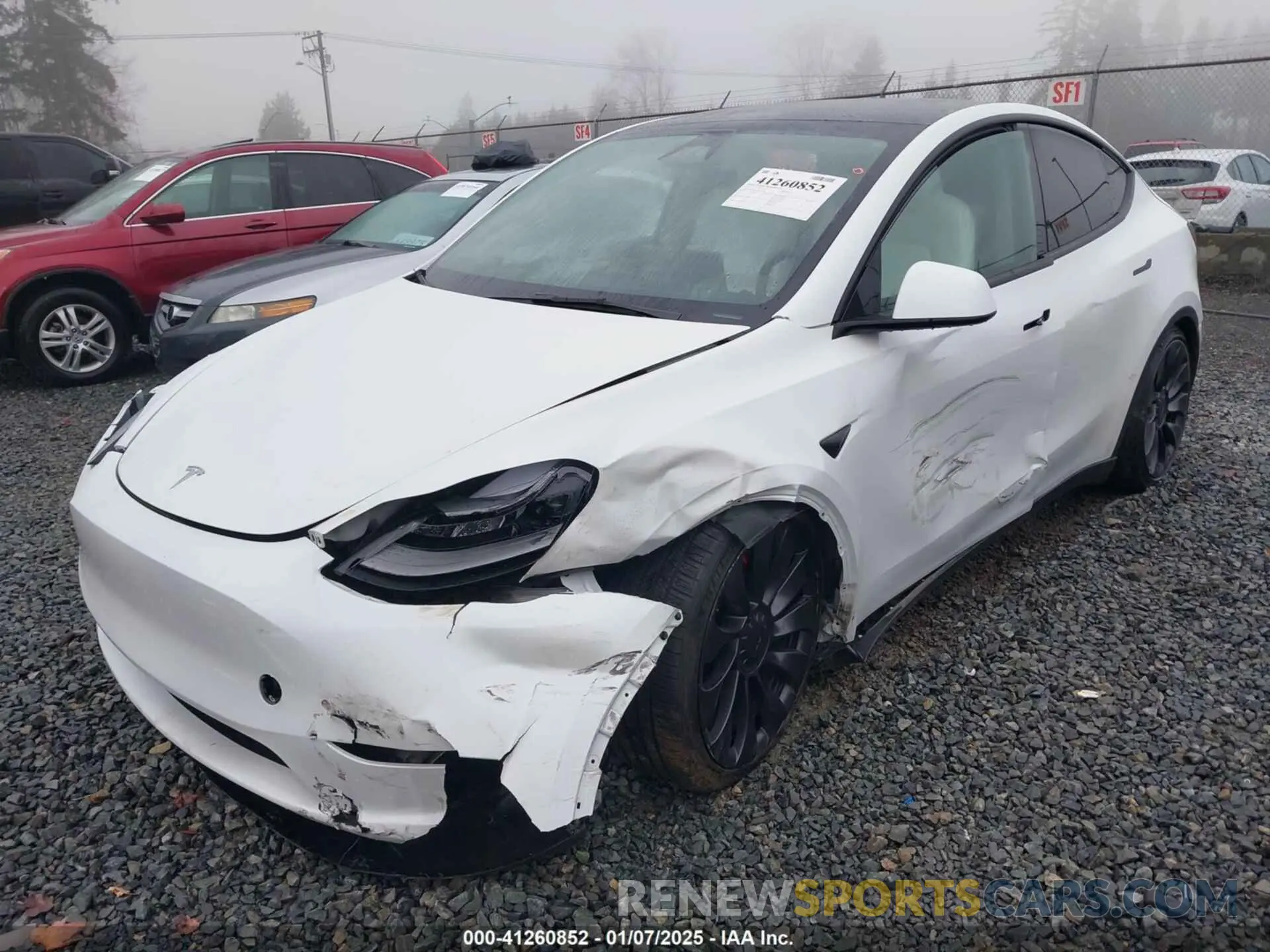 6 Photograph of a damaged car 7SAYGDEF2PF917295 TESLA MODEL Y 2023