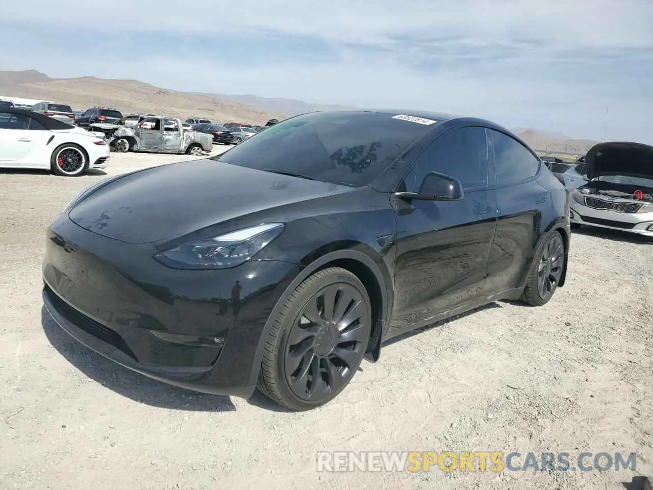 1 Photograph of a damaged car 7SAYGDEF2PF938051 TESLA MODEL Y 2023