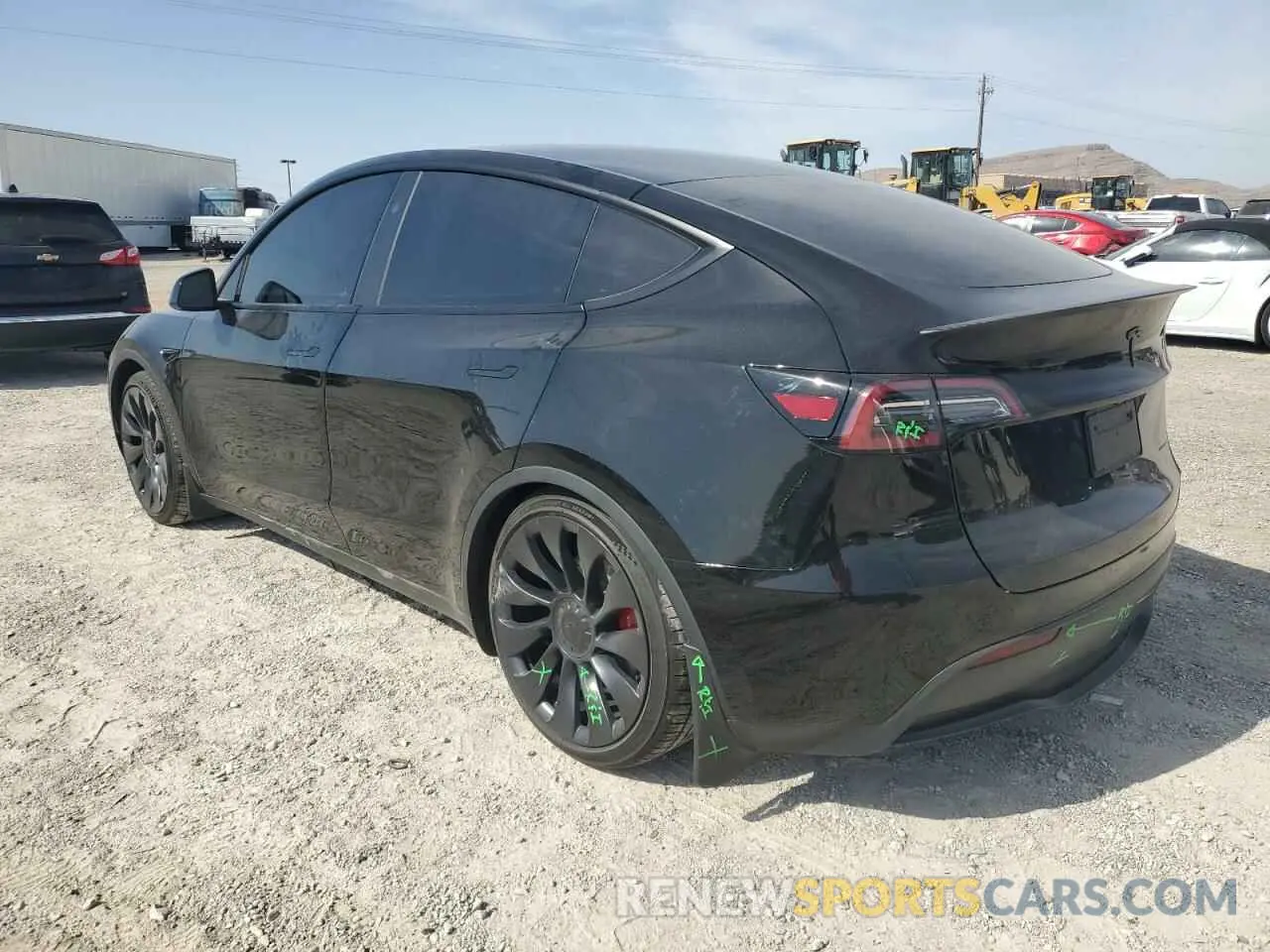 2 Photograph of a damaged car 7SAYGDEF2PF938051 TESLA MODEL Y 2023