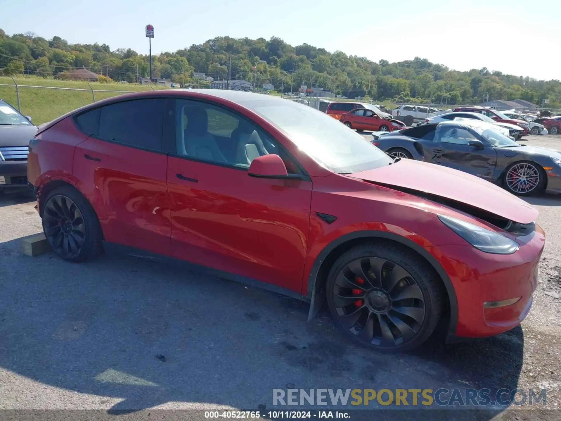 1 Photograph of a damaged car 7SAYGDEF2PF972183 TESLA MODEL Y 2023
