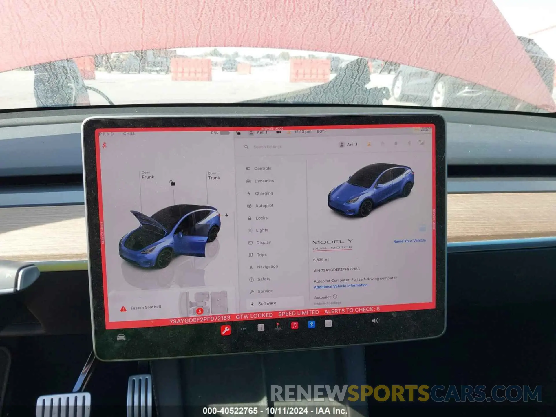 19 Photograph of a damaged car 7SAYGDEF2PF972183 TESLA MODEL Y 2023