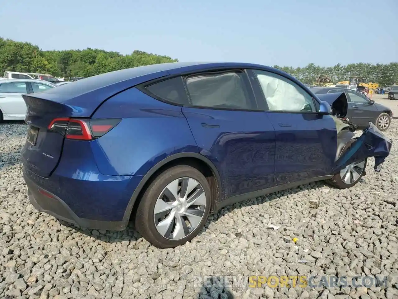 3 Photograph of a damaged car 7SAYGDEF3PA049577 TESLA MODEL Y 2023