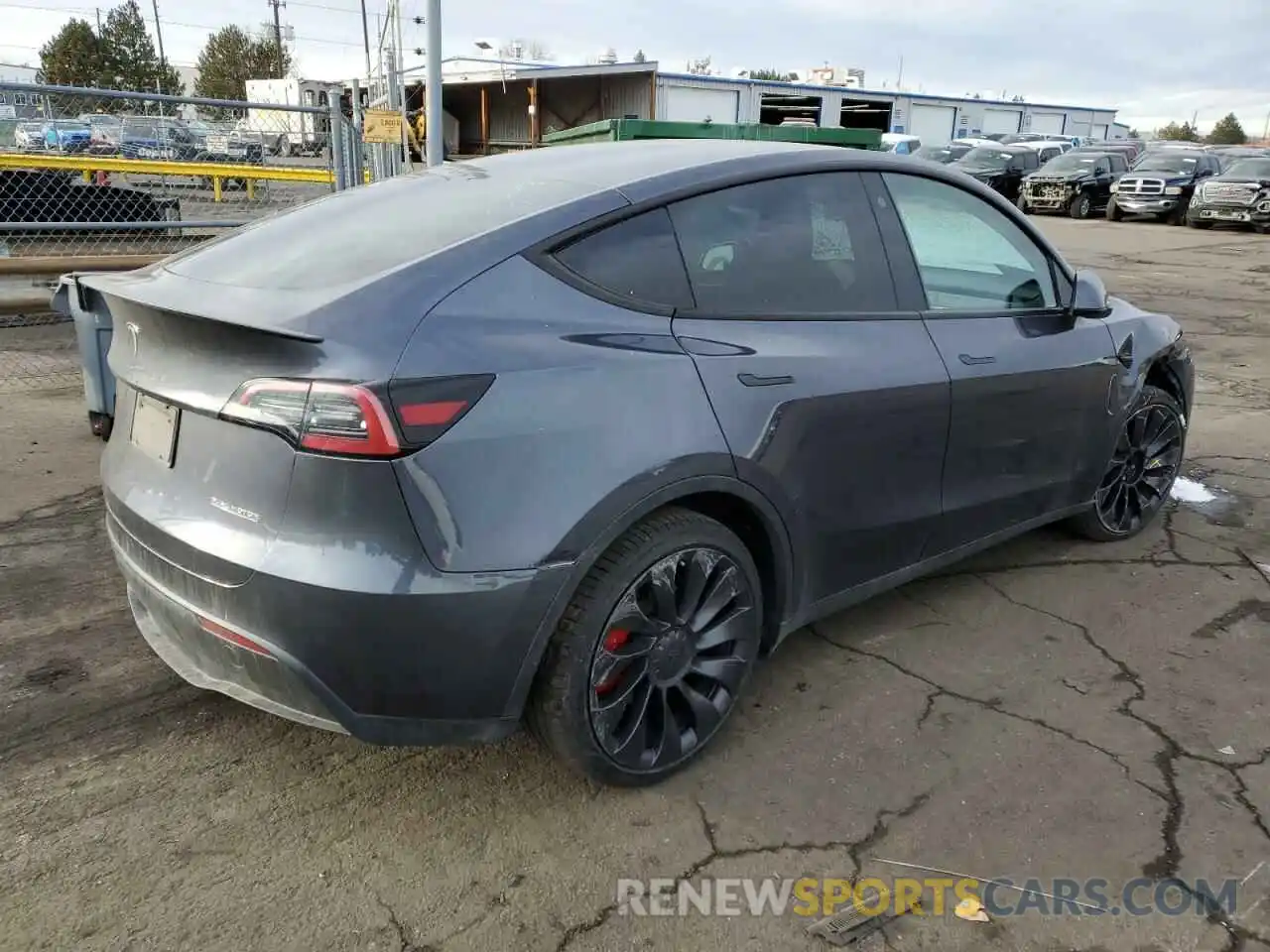 3 Photograph of a damaged car 7SAYGDEF3PF666528 TESLA MODEL Y 2023