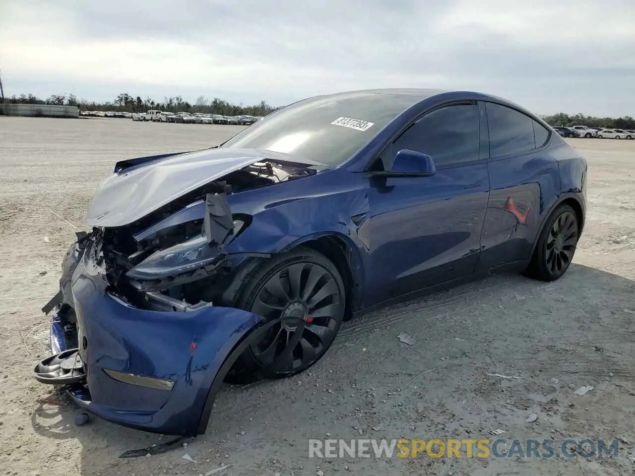 1 Photograph of a damaged car 7SAYGDEF3PF752745 TESLA MODEL Y 2023
